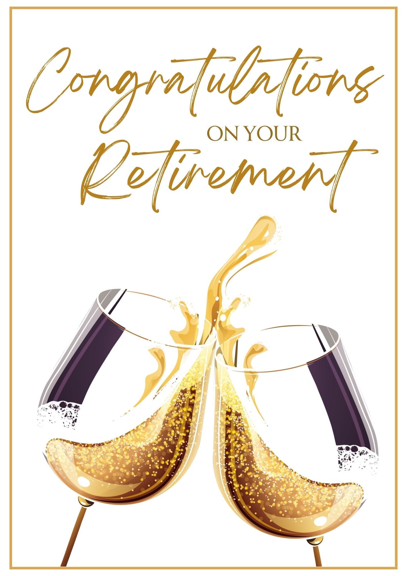 Retirement Card - Cheers