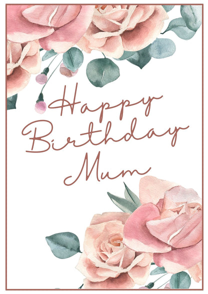 Birthday Card - Birthday Roses