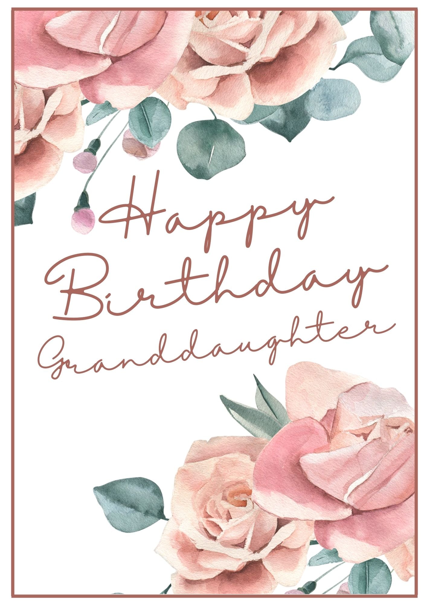 Birthday Card - Birthday Roses