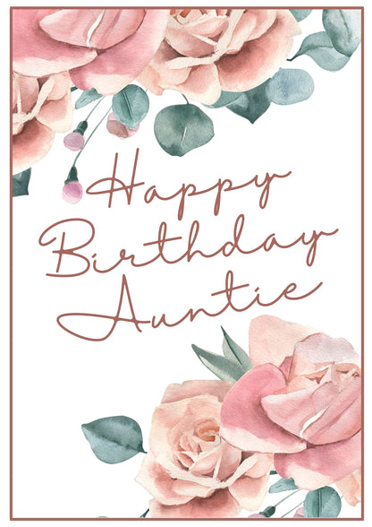 Birthday Card - Birthday Roses