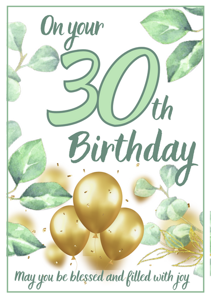 Birthday Card - Significant Green