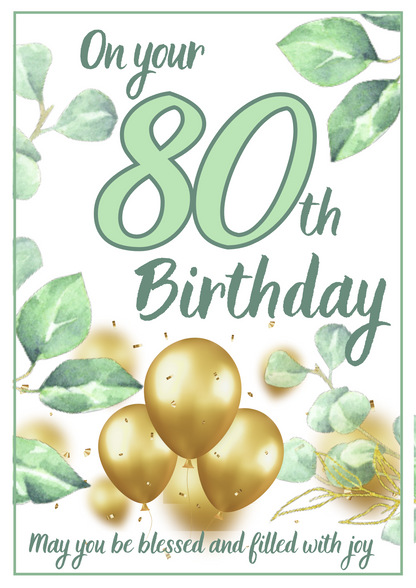 Birthday Card - Significant Green