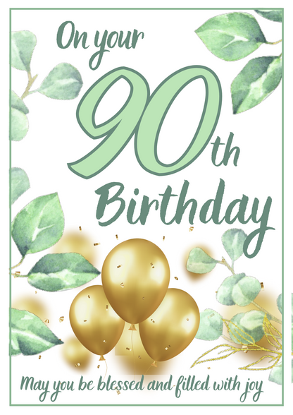 Birthday Card - Significant Green